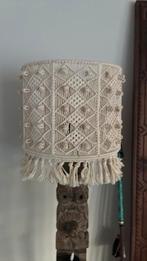 Oude macrame lampenkap, Ophalen of Verzenden, Gebruikt, Rond, Minder dan 25 cm