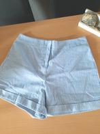 Linnen korte broek maat 38/40, Maat 38/40 (M), Kort, Blauw, Ophalen of Verzenden