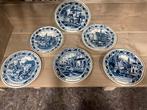 Delfts Blauw Beroepen Borden Set, Antiek en Kunst, Antiek | Wandborden en Tegels, Ophalen of Verzenden