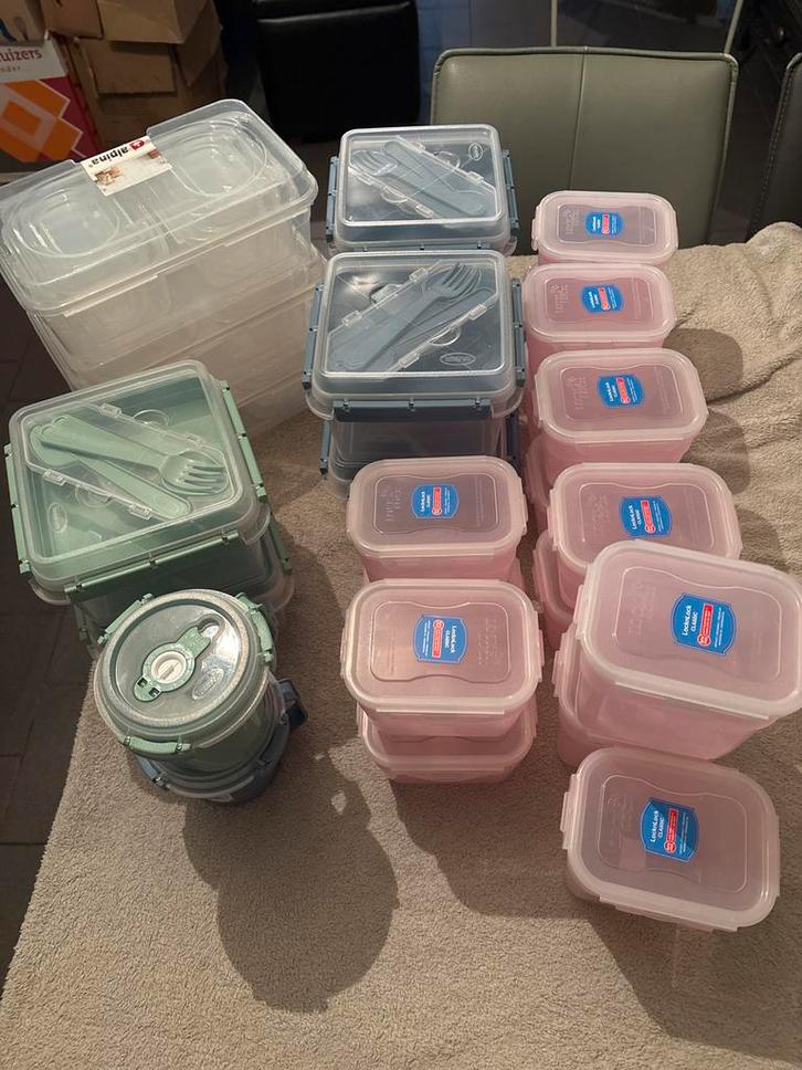 Partij Diverse Set Bewaardozen, Huis en Inrichting, Keuken | Keukenbenodigdheden, Gebruikt, Ophalen of Verzenden