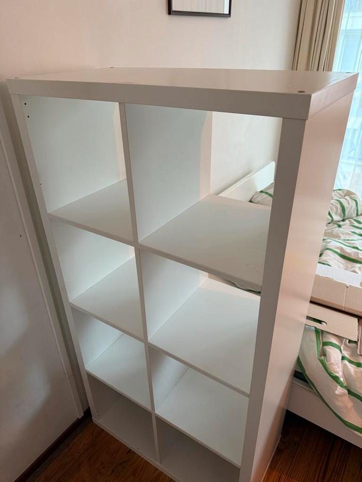 IKEA Kallax kast - 8 vakken, Huis en Inrichting, Kasten | Boekenkasten, Gebruikt, 50 tot 100 cm, 100 tot 150 cm, 25 tot 50 cm