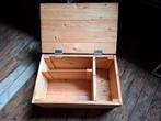 Houten kist, Huis en Inrichting, Woonaccessoires | Kisten, Ophalen, Minder dan 50 cm, Gebruikt, 50 tot 100 cm