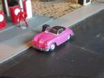 1949 split window Porsche 356 Cabrio IMU rose (Wiking Kopie), Hobby en Vrije tijd, Modelauto's | 1:87, Ophalen of Verzenden, Zo goed als nieuw
