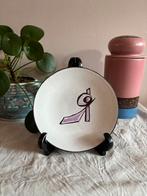Vintage 60s wandbordje hak schoen, Antiek en Kunst, Verzenden