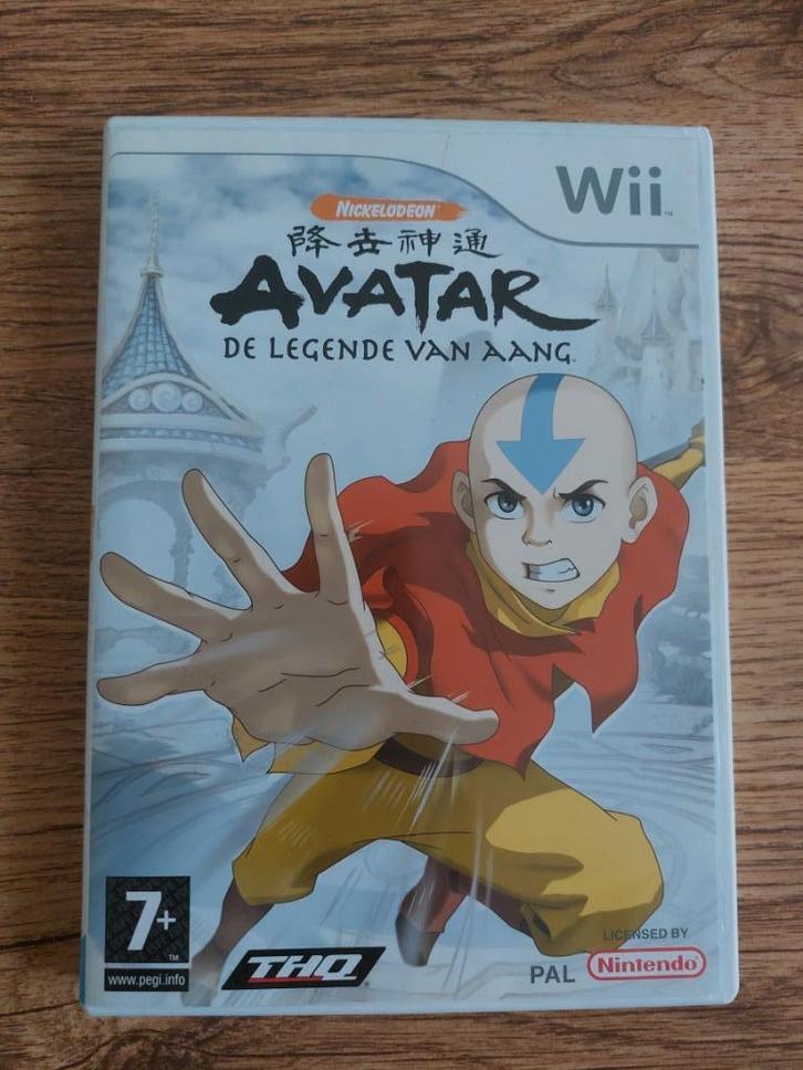 AVATAR - DE LEGENDE VAN AANG - Wii, Spelcomputers en Games, Games | Nintendo Wii, Gebruikt, Avontuur en Actie, 2 spelers, Vanaf 7 jaar