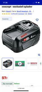 Bosch groen 18v 4.0 ah nieuw, Ophalen, Zo goed als nieuw