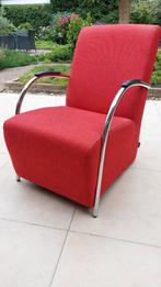 Rode bijzet fauteuil, Ophalen, Zo goed als nieuw