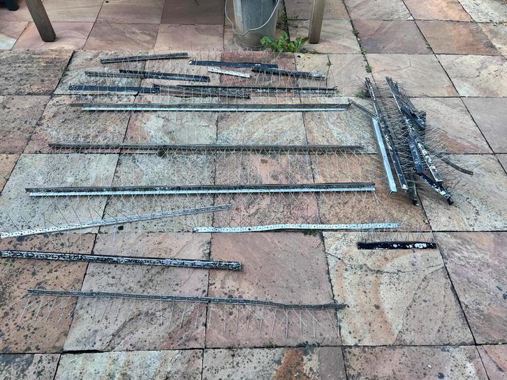 RVS Duivenpinnen / Vogelwering enkele 10-tallen meters, Tuin en Terras, Bestrijdingsmiddelen, Gebruikt, Ongediertebestrijding