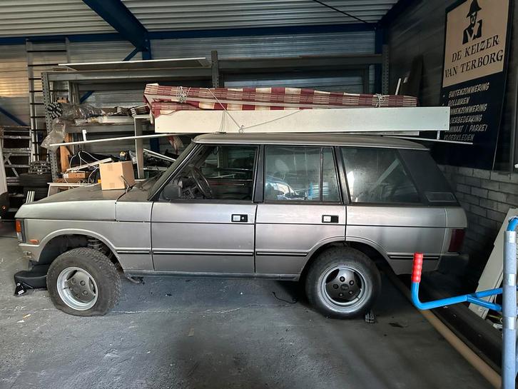 Rover Range Rover Range-rover 1974 Zwart, Auto's, Rover, Particulier, Overige modellen, LPG, SUV of Terreinwagen, Automaat, Geïmporteerd