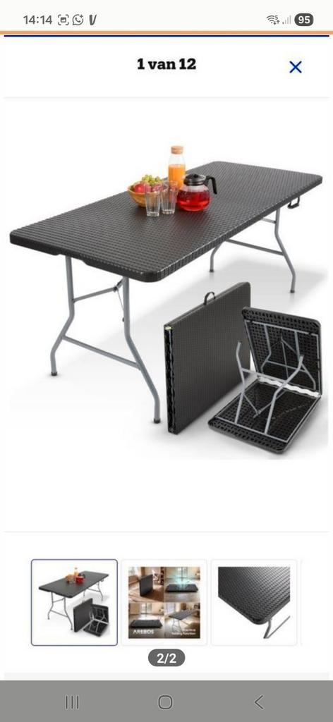 **Buffettafel klaptafel feesttafel te huur **, Hobby en Vrije tijd, Feestartikelen | Verhuur, Nieuw, Overige, Ophalen