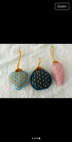 Gehaakte Kerstboomhangers - Babyproof Set, Hobby en Vrije tijd, Breien en Haken, Ophalen of Verzenden, Nieuw, Haken, Overige typen