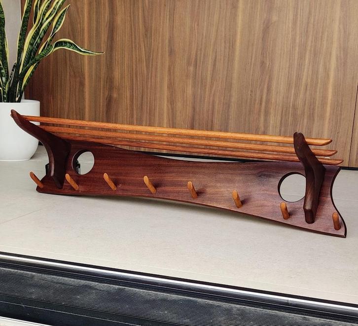 Prachtige Scandinavisch Design wandkapstok, Huis en Inrichting, Woonaccessoires | Kapstokken, Zo goed als nieuw, Wandkapstok, Minder dan 100 cm