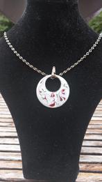 Vintage hanger van emaille en staal..., Ophalen of Verzenden, Overige materialen, Ketting