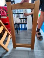 Spiegel met houten lijst, Ophalen, Minder dan 50 cm, Zo goed als nieuw, Minder dan 100 cm