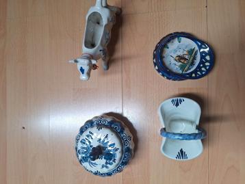 4 delftsblauwe items beschikbaar voor biedingen