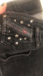 Mooie zwarte dames maat L diesel skinny jeans met studs, Ophalen of Verzenden, Zo goed als nieuw, Zwart, W30 - W32 (confectie 38/40)