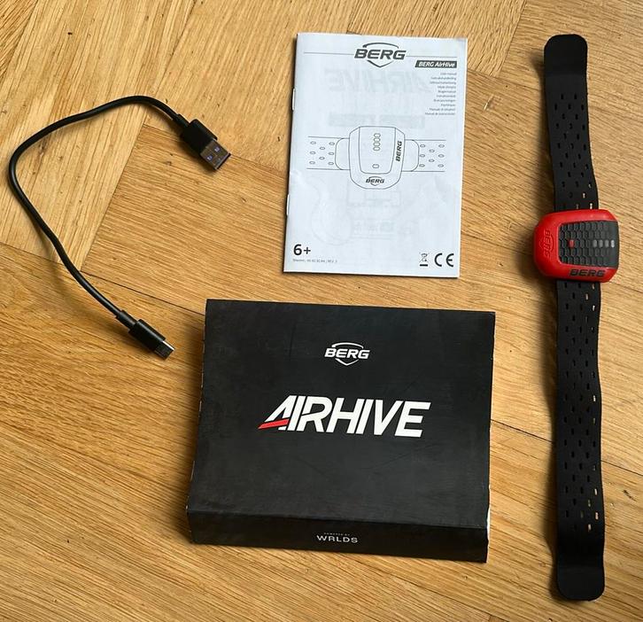 BERG AirHive jump tracker, Kinderen en Baby's, Speelgoed | Buiten | Trampolines, Zo goed als nieuw, Ophalen of Verzenden