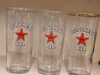 Heineken's H.B.M bierglas, Ophalen of Verzenden, Gebruikt, Glas of Glazen, Heineken