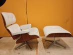 Eames Lounge Chair hocker Vitra - Herman miller fauteuil, Huis en Inrichting, Stoelen, Ophalen, Metaal, Wit, Design Klassieker Eames Vitra