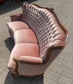 Vinatage bank fauteuils Sofa velvet franjes velours barok, Ophalen