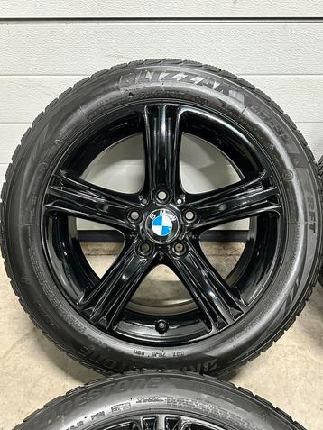 17” INCH 3/4 SERIE BMW ORIGINEEL STYLE 393 WINTERSET ZWART beschikbaar voor biedingen