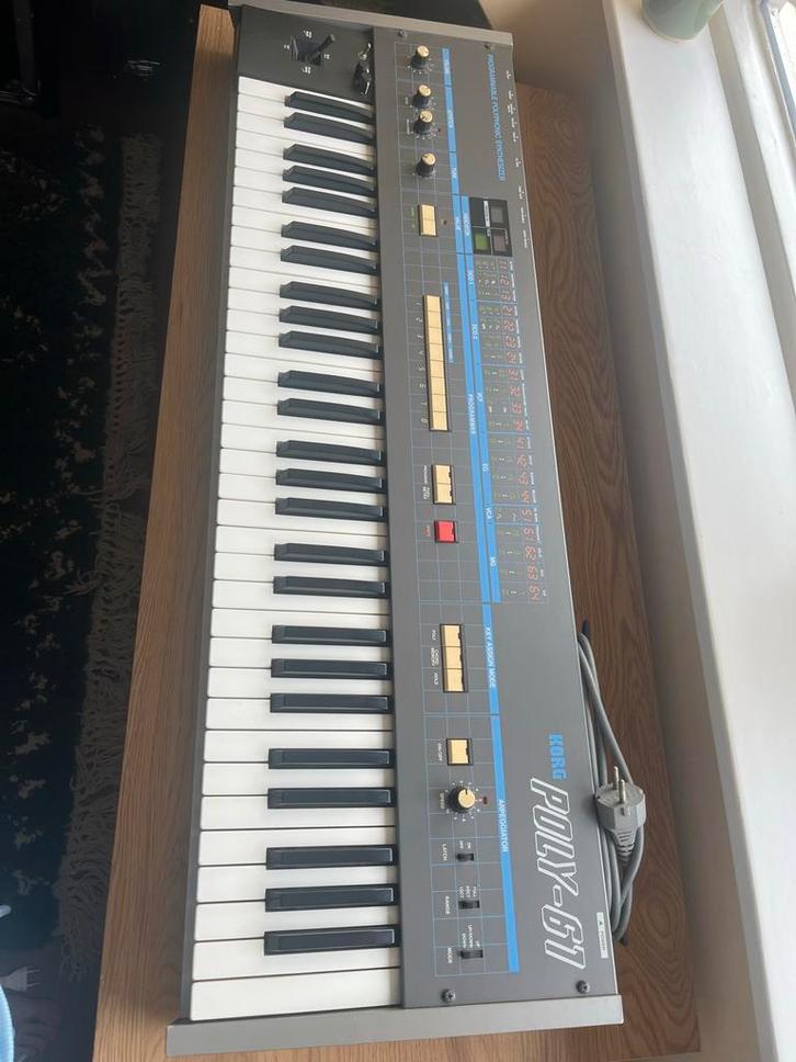 Korg Poly 61 Synthesizer, Muziek en Instrumenten, Synthesizers, Gebruikt, 61 toetsen, Korg, Ophalen