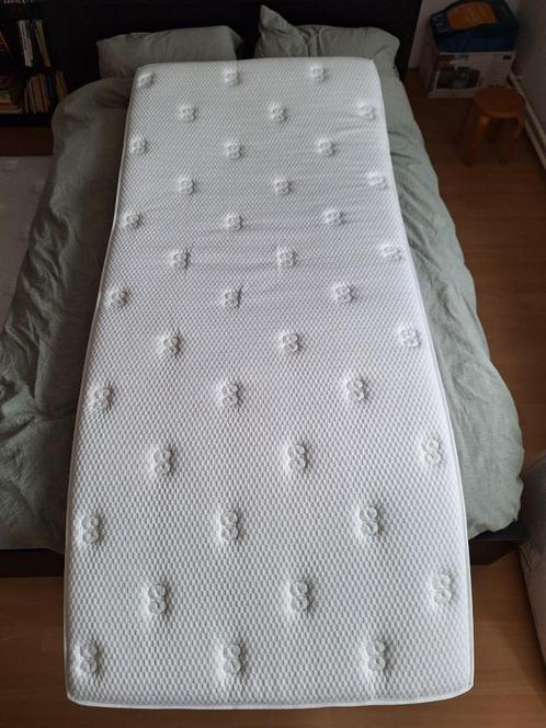Twee Topmatrassen Velvet, Huis en Inrichting, Slaapkamer | Matrassen en Bedbodems, Zo goed als nieuw, Matras, 210 cm, Eenpersoons