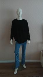 Mooie zwarte velours trui Maat L/XL viscose , polyester, Zwart, Maat 46/48 (XL) of groter, Ophalen of Verzenden, Onbekend