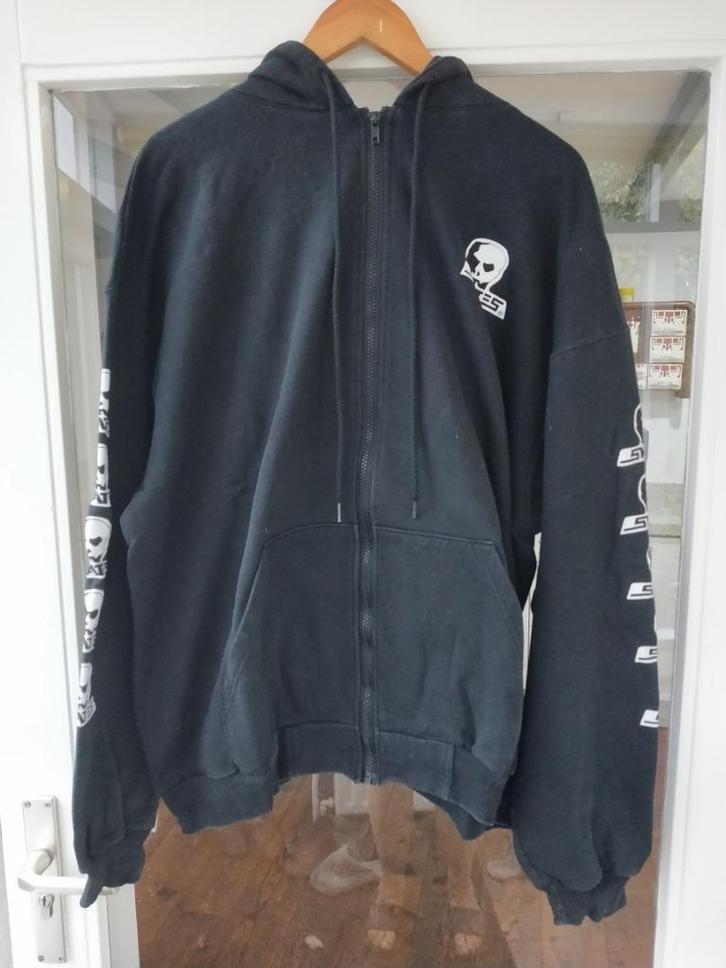 Hoodie met rits - Merk Skull Skates - Maat XXL - Zwart, Kleding | Heren, Truien en Vesten, Zo goed als nieuw, Overige maten, Zwart