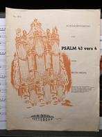 Bram Bruin - psalm 43, Muziek en Instrumenten, Bladmuziek, Ophalen of Verzenden