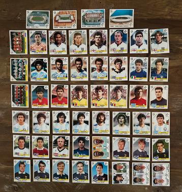 Panini WC WK Italie ‘90 lot 52 stickers beschikbaar voor biedingen