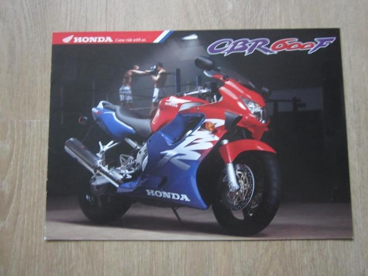 Honda CBR 600 F brochure folder 1998 1999, Motoren, Handleidingen en Instructieboekjes, Honda, Ophalen of Verzenden