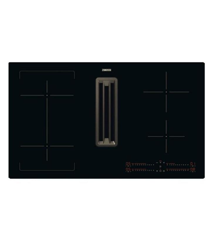ZICK845K ZANUSSI Kookplaat Met Afzuiging, Witgoed en Apparatuur, Kookplaten, Nieuw, Inbouw, Inductie, 4 kookzones, Ophalen