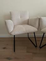 Eetkamerstoelen teddy 4x Zitmaxx, Huis en Inrichting, Stoelen, Ophalen, Gebruikt, Wit, Stof