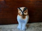 Bruin wit zwart uiltje porselein, Ophalen of Verzenden, Zo goed als nieuw, Dier