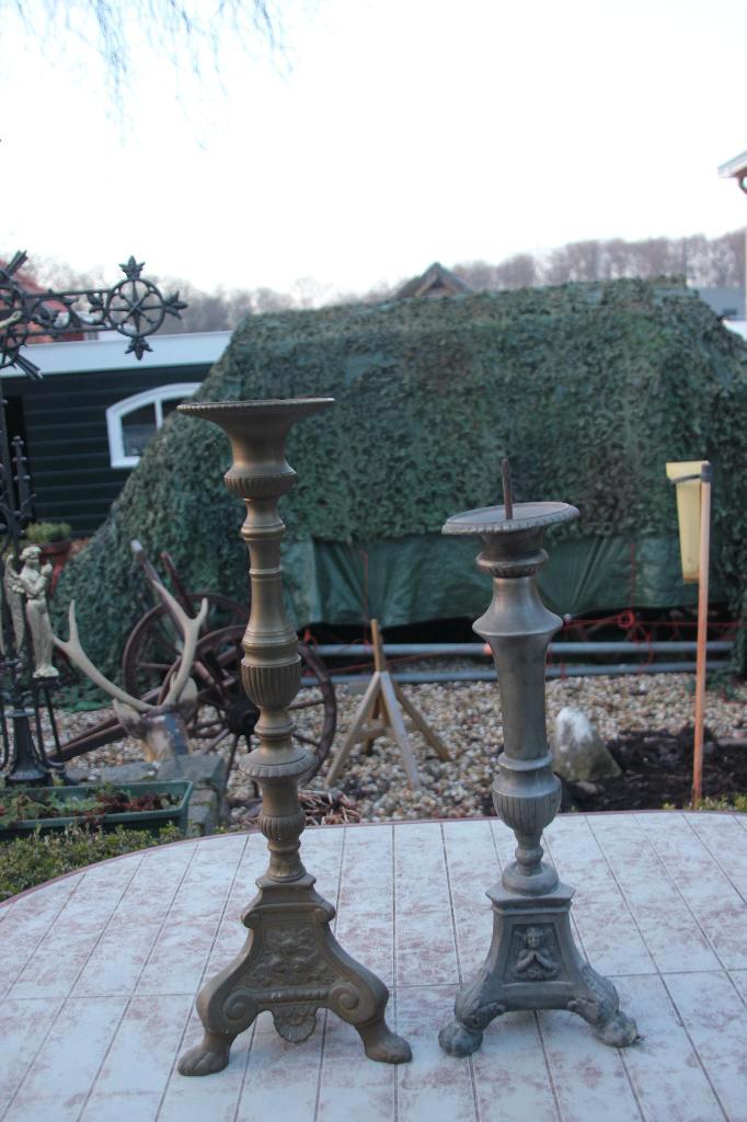 Kaarsenstandaard, Antiek en Kunst, Antiek | Religie, Ophalen of Verzenden