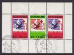 B45 - Suriname zonnebloem 191 gestempeld , Kinderzegels, Verzenden, Gestempeld