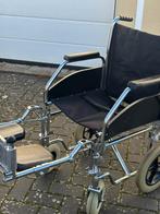 Rolstoel verstelbare beensteunen tot recht vooruit, Gebruikt, Inklapbare rolstoel, Duwrolstoel, Nederland