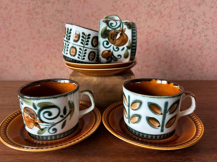 Handgeschilderd Boch Rambouillet servies, Antiek en Kunst, Antiek | Servies compleet, Ophalen