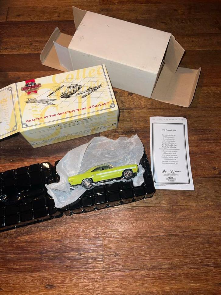 Matchbox 1:43 Plymouth GTX - Nieuw in Doos, Hobby en Vrije tijd, Modelauto's | 1:18, Nieuw, Auto, Overige merken, Ophalen of Verzenden
