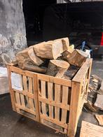 Ruime kuub eiken stammen, Tuin en Terras, Haardhout, Minder dan 3 m³, Ophalen of Verzenden