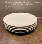 gebakschoteltjes gebakbordjes taartbordjes, KPM Krister bord, Ophalen of Verzenden, Zo goed als nieuw, Bord(en), Effen