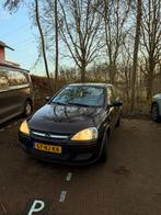 Opel Corsa 1.4 5D 2003 Zwart LEES BESCHRIJVING, Auto's, Voorwielaandrijving, 450 kg, 40 €/maand, 4 cilinders