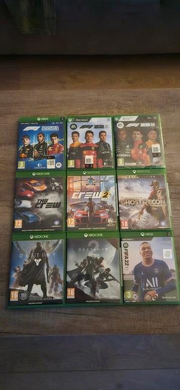 Xbox one x|s serie games o.a. fifa f1| cod steelbook