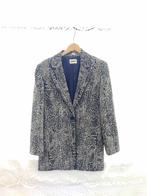 Blazer met slangenprint, Kleding | Dames, Jasjes, Kostuums en Pakken, Maat 38/40 (M), Bruin, Ophalen of Verzenden, Vintage