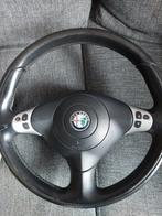 Lederen Alfa Romeo stuurwiel. met bediening op het stuur., Alfa Romeo, Gebruikt, Ophalen of Verzenden