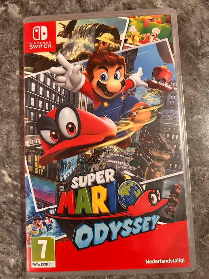 Super Mario Odyssey - Nintendo Switch, Spelcomputers en Games, Games | Nintendo Switch, Zo goed als nieuw, Platform, 1 speler
