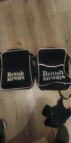 British Airways schoudertas 2x, Ophalen of Verzenden, Gebruikt, Blauw