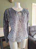 Caroline Biss grijs ombre pailletten top 40 Gratis Verzenden, Kleding | Dames, Verzenden, Zo goed als nieuw, Lange mouw, Maat 36 (S)