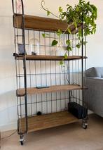 Industriële bakkerskast / stellingkast op wielen als NIEUW, Huis en Inrichting, Ophalen, Zo goed als nieuw